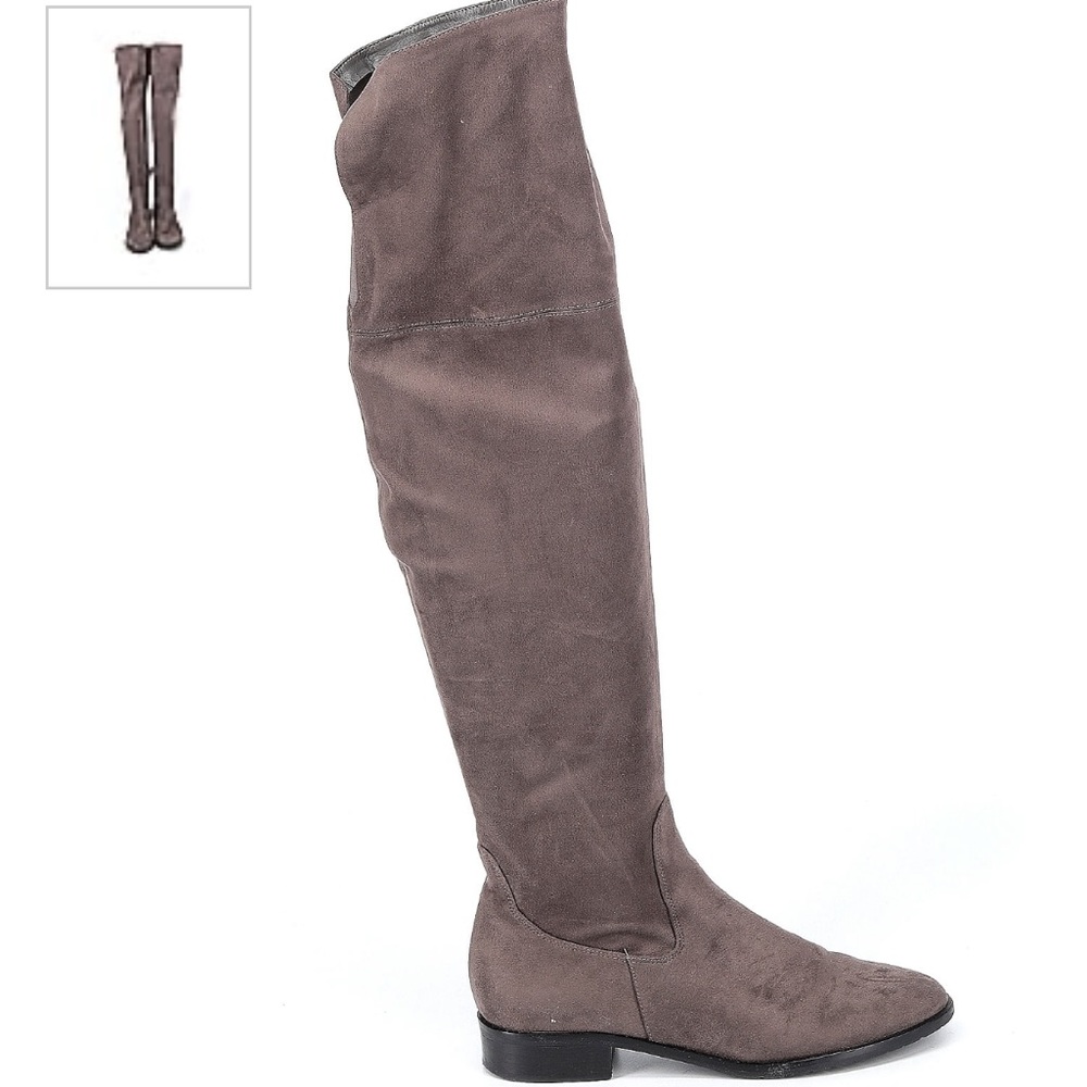 Ivanka Trump OTK suede gray boots size 7.5